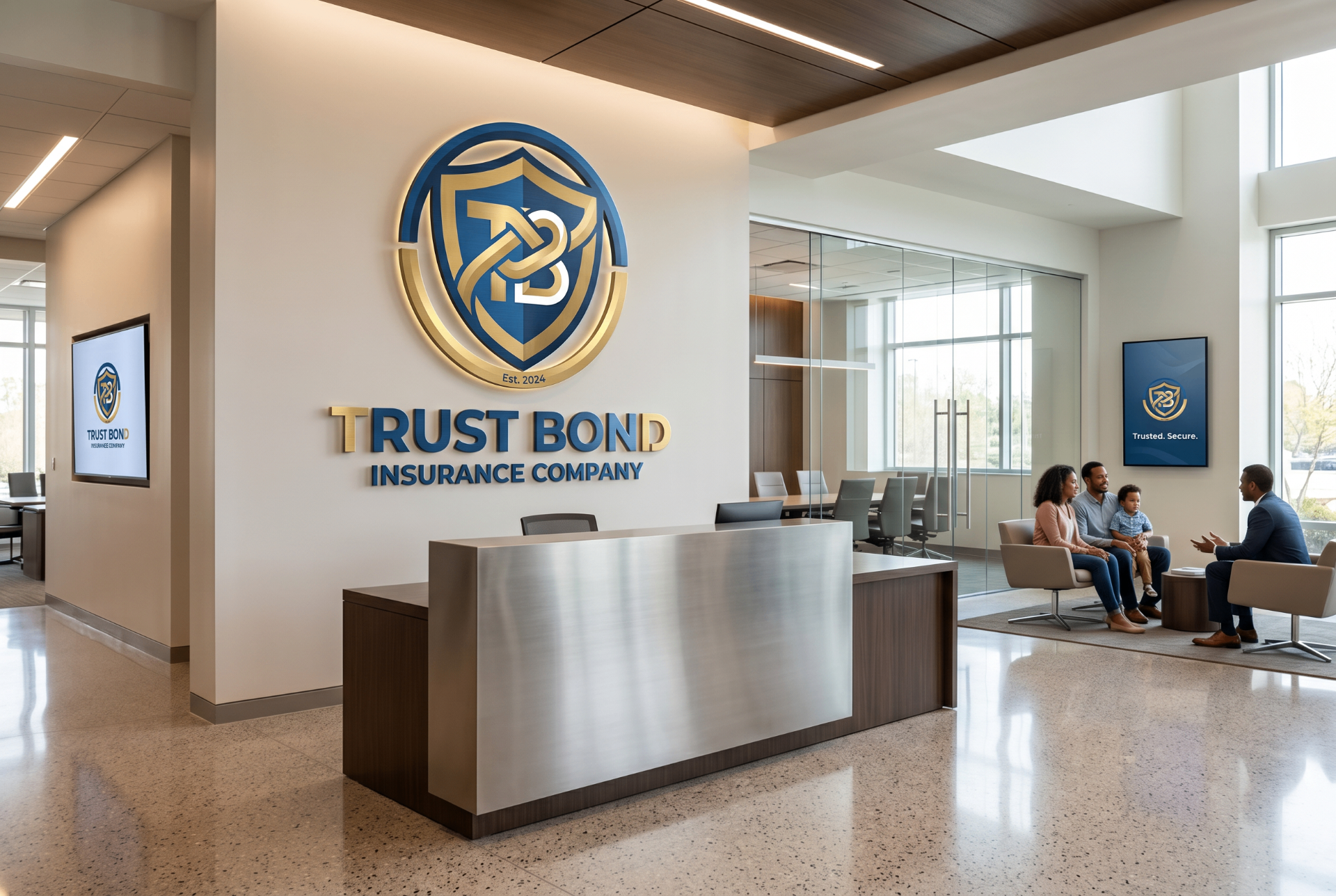 Trust Bond Insurance modern office in Accra